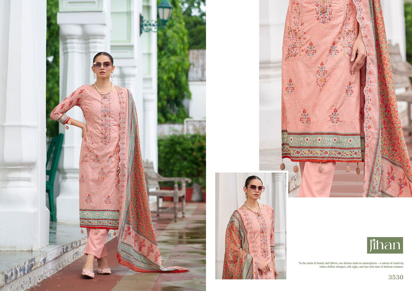 Bin Saeed Lawn Collection Vol 15 By Jihan Pakistani Salwar Suits Orders In India